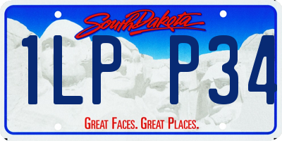 SD license plate 1LPP34