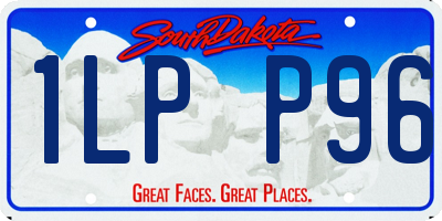 SD license plate 1LPP96