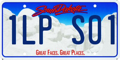SD license plate 1LPS01