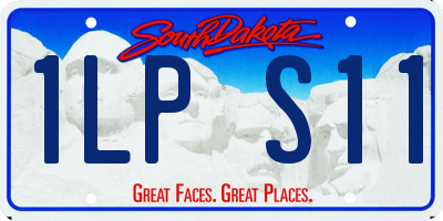 SD license plate 1LPS11