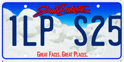 SD license plate 1LPS25