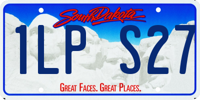 SD license plate 1LPS27
