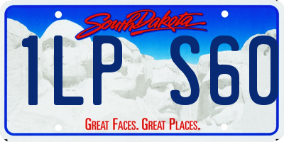 SD license plate 1LPS60