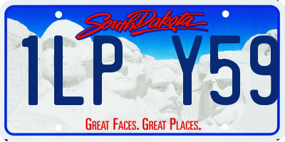 SD license plate 1LPY59