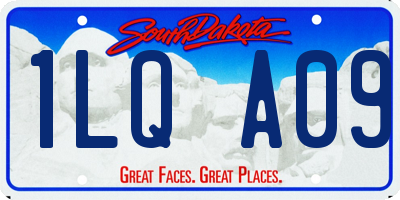 SD license plate 1LQA09