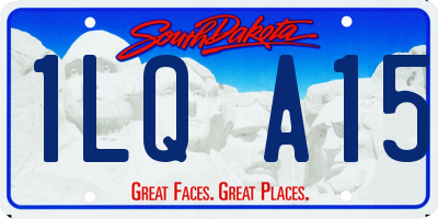 SD license plate 1LQA15
