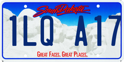 SD license plate 1LQA17