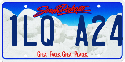 SD license plate 1LQA24