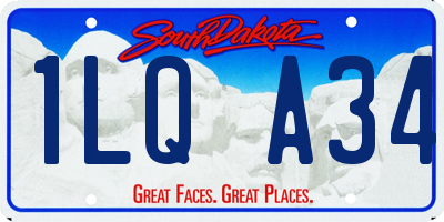 SD license plate 1LQA34