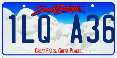 SD license plate 1LQA36