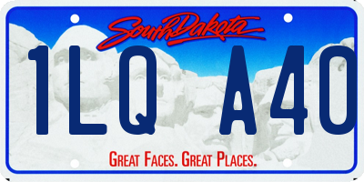 SD license plate 1LQA40