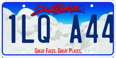 SD license plate 1LQA44