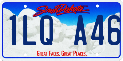 SD license plate 1LQA46