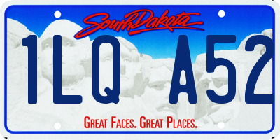 SD license plate 1LQA52