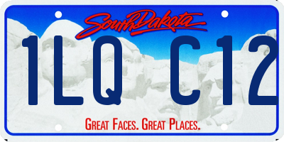 SD license plate 1LQC12