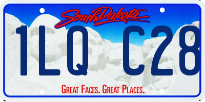 SD license plate 1LQC28