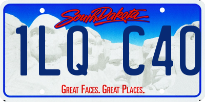 SD license plate 1LQC40