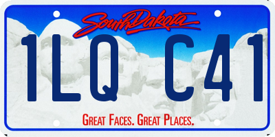 SD license plate 1LQC41