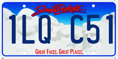 SD license plate 1LQC51