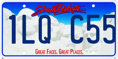 SD license plate 1LQC55