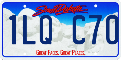 SD license plate 1LQC70