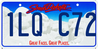 SD license plate 1LQC72
