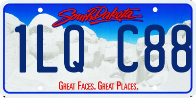 SD license plate 1LQC88