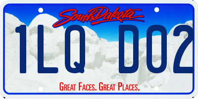 SD license plate 1LQD02
