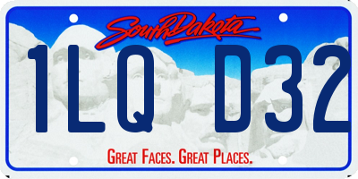 SD license plate 1LQD32