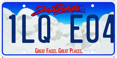 SD license plate 1LQE04