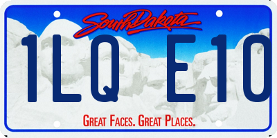 SD license plate 1LQE10