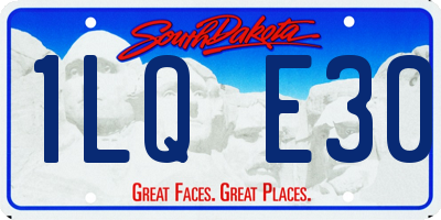 SD license plate 1LQE30