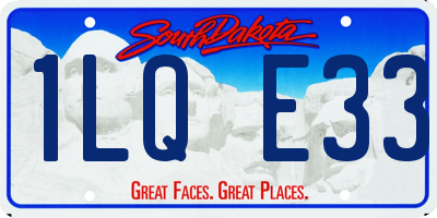 SD license plate 1LQE33