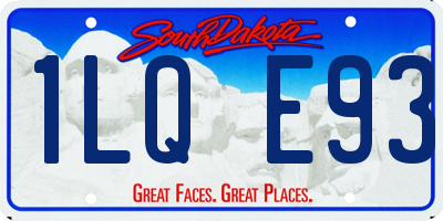 SD license plate 1LQE93