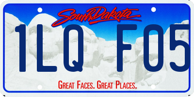 SD license plate 1LQF05