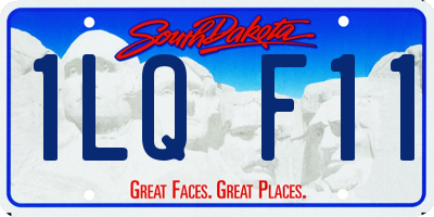 SD license plate 1LQF11