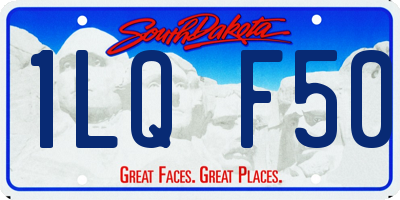 SD license plate 1LQF50