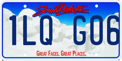 SD license plate 1LQG06