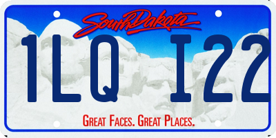 SD license plate 1LQI22