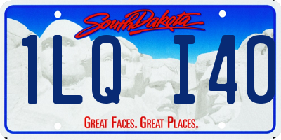 SD license plate 1LQI40