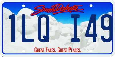 SD license plate 1LQI49