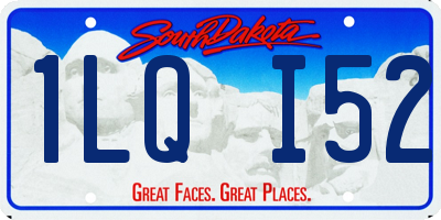 SD license plate 1LQI52