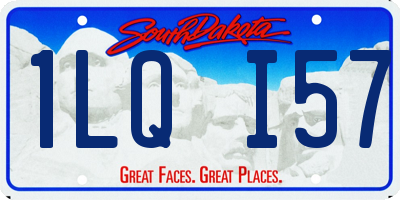 SD license plate 1LQI57