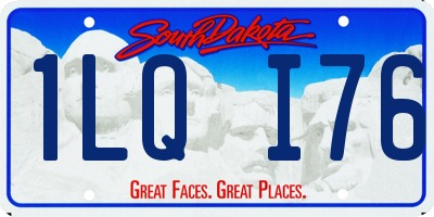 SD license plate 1LQI76