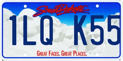SD license plate 1LQK55