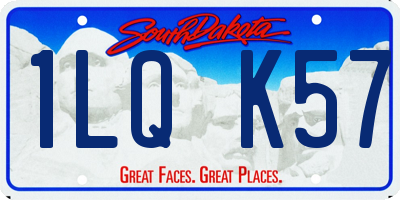 SD license plate 1LQK57