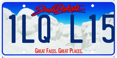 SD license plate 1LQL15