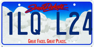 SD license plate 1LQL24
