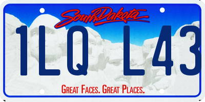 SD license plate 1LQL43