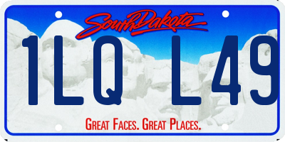 SD license plate 1LQL49